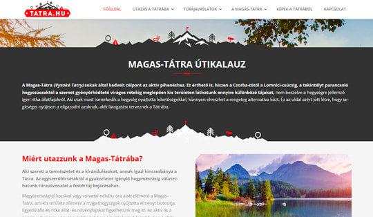 Hogyan készíts te is olyan látványos saját honlapot mint a tatra.hu