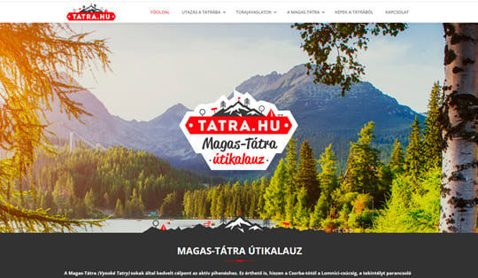 A honlap, amitől kedvet kapsz a honlapkészítéshez: a tatra.hu